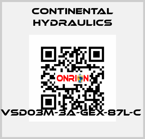 VSD03M-3A-GEX-87L-C  Continental Hydraulics