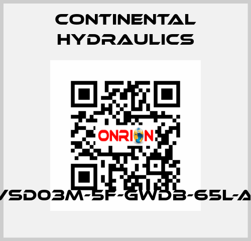 VSD03M-5F-GWDB-65L-A  Continental Hydraulics