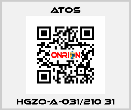 HGZO-A-031/210 31 Atos