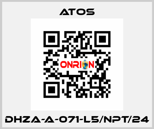 DHZA-A-071-L5/NPT/24 Atos