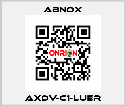 AXDV-C1-LUER ABNOX