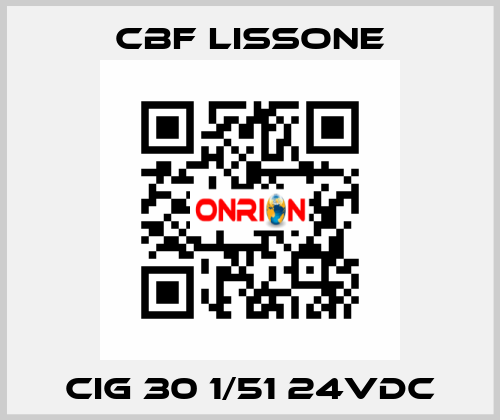 CIG 30 1/51 24VDC CBF LISSONE