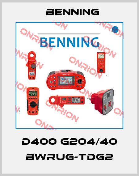 D400 G204/40 BWrug-TDG2 Benning