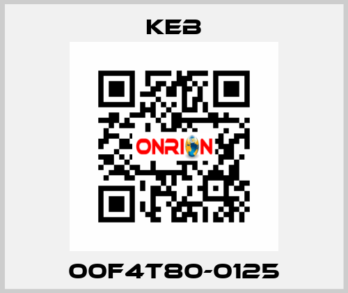 00F4T80-0125 KEB