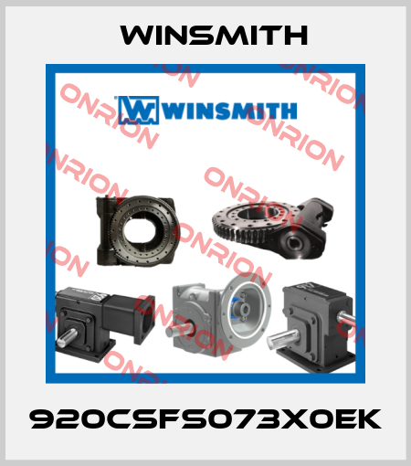 920CSFS073X0EK Winsmith