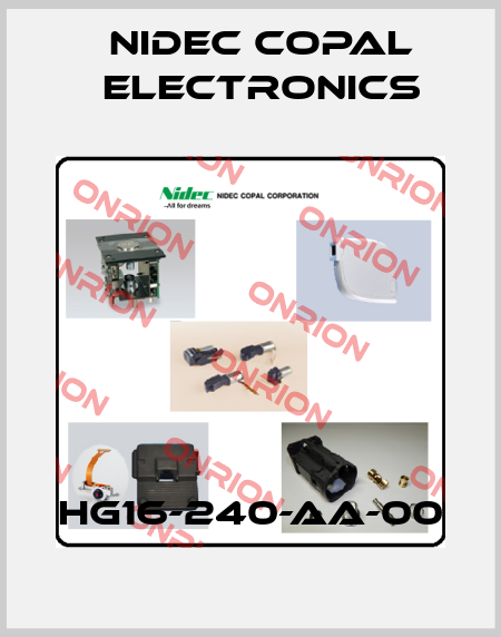 HG16-240-AA-00 Nidec Copal Electronics