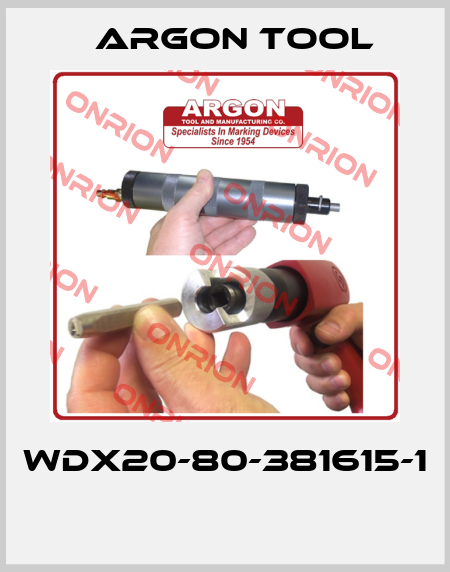 WDX20-80-381615-1  Argon Tool