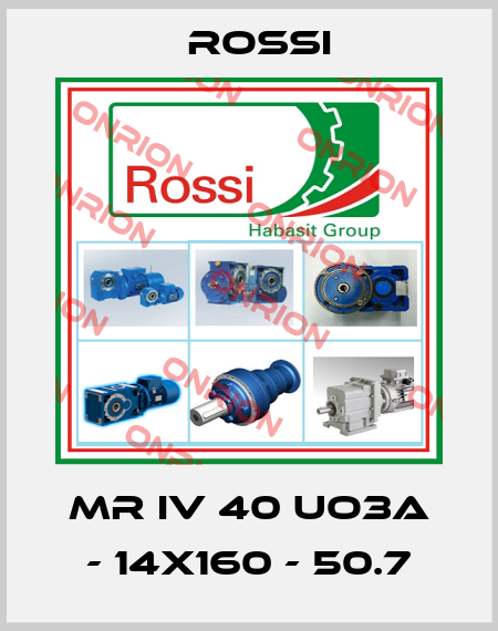 MR IV 40 UO3A - 14x160 - 50.7 Rossi