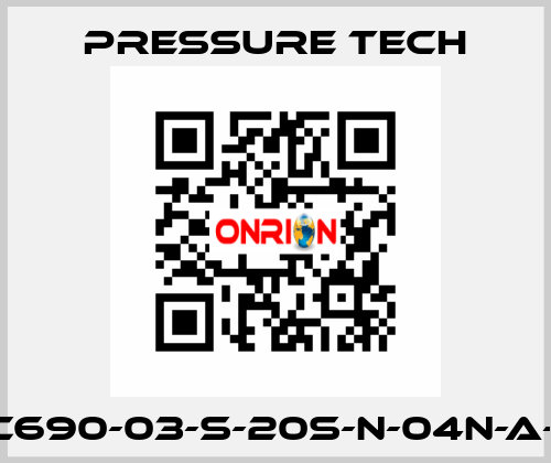 LGC690-03-S-20S-N-04N-A-SV Pressure Tech