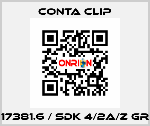 17381.6 / SDK 4/2A/Z GR Conta Clip