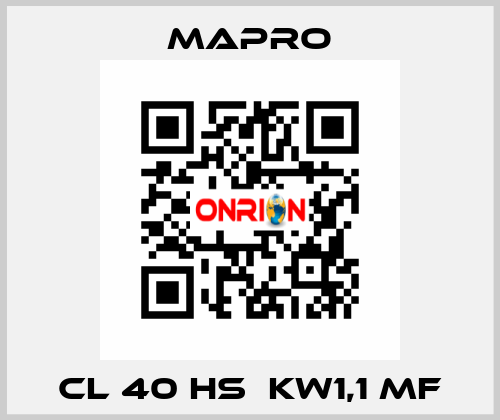 CL 40 HS  kW1,1 MF Mapro