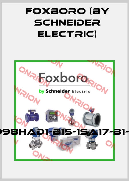 SRD998HAD1-B15-1SA17-B1-EBZG Foxboro (by Schneider Electric)