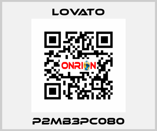 P2MB3PC080 Lovato