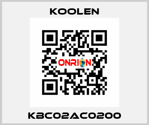 KBC02AC0200 Koolen