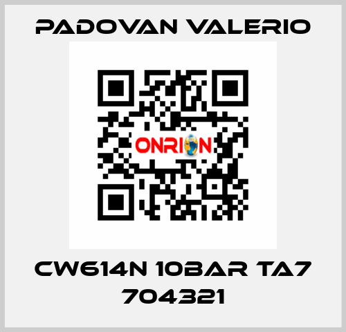 CW614N 10BAR TA7 704321 PADOVAN VALERIO