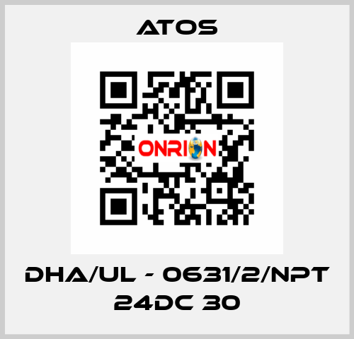 DHA/UL - 0631/2/NPT 24DC 30 Atos