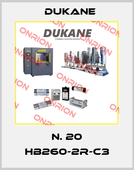 N. 20 HB260-2R-C3 DUKANE
