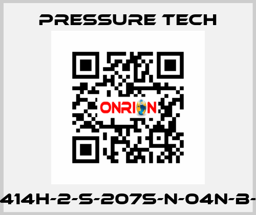 MF414H-2-S-207S-N-04N-B-SV Pressure Tech