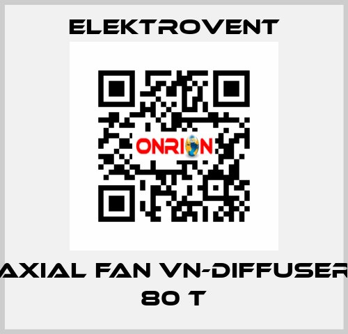 Axial fan VN-Diffuser 80 T ELEKTROVENT