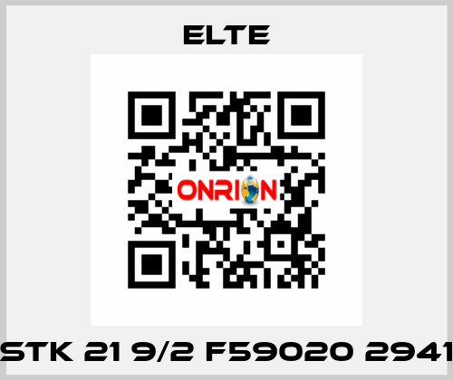 STK 21 9/2 F59020 2941 Elte