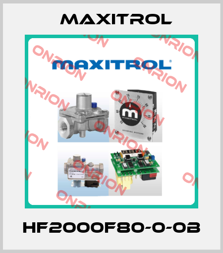 HF2000F80-0-0B Maxitrol