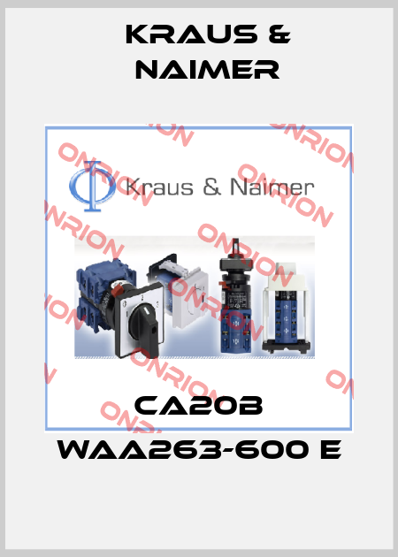 CA20B WAA263-600 E Kraus & Naimer