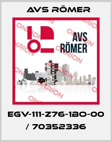 EGV-111-Z76-1BO-00 / 70352336 Avs Römer