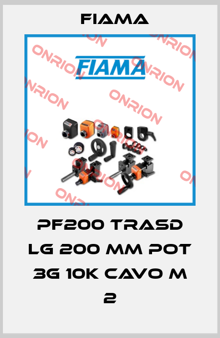 PF200 TRASD LG 200 MM POT 3G 10K CAVO M 2 Fiama