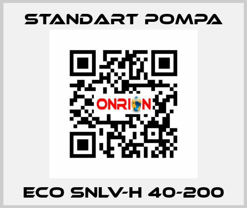 ECO SNLV-H 40-200 STANDART POMPA