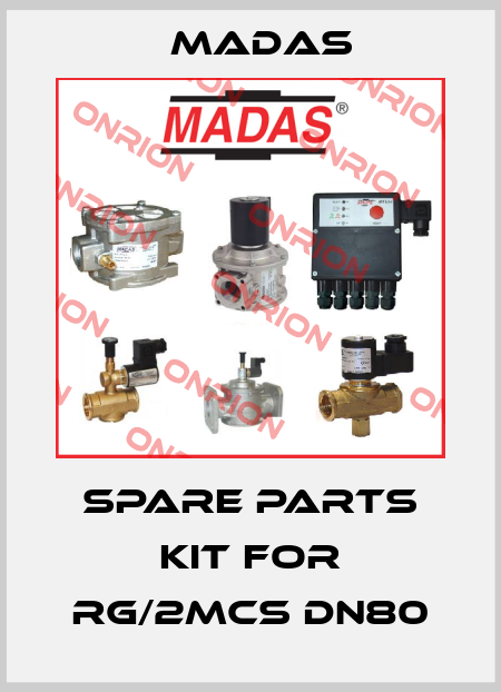 Spare Parts Kit For RG/2MCS DN80 Madas
