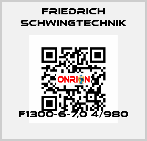 F1300-6-7,0 4/980 Friedrich Schwingtechnik