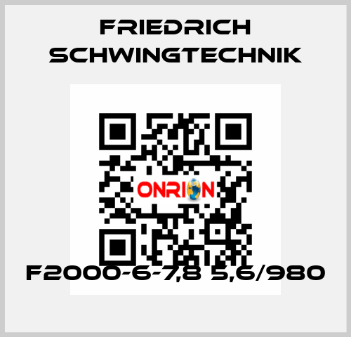 F2000-6-7,8 5,6/980 Friedrich Schwingtechnik