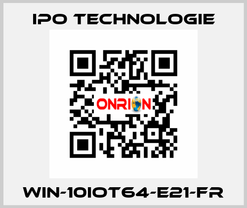 WIN-10IOT64-E21-FR IPO Technologie