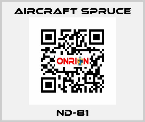 ND-81 Aircraft Spruce