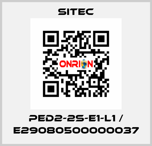 PED2-2S-E1-L1 / E29080500000037 SITEC