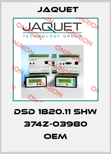DSD 1820.11 SHW 374Z-03980 OEM Jaquet