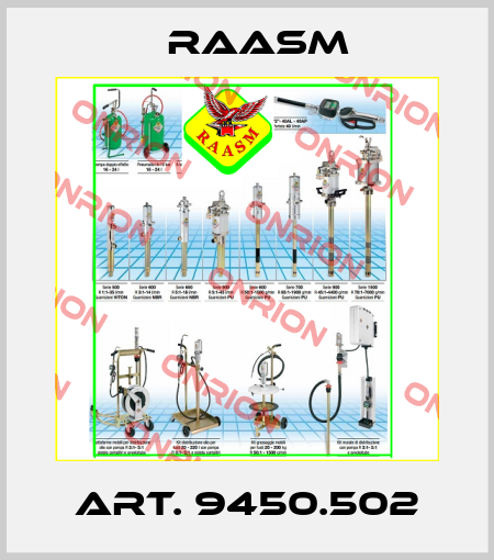 ART. 9450.502 Raasm