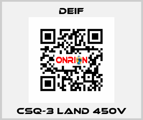 CSQ-3 Land 450V Deif