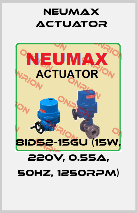 8IDS2-15GU (15W, 220V, 0.55A, 50Hz, 1250rpm) Neumax Actuator