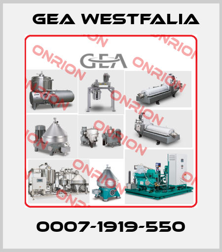 0007-1919-550 Gea Westfalia