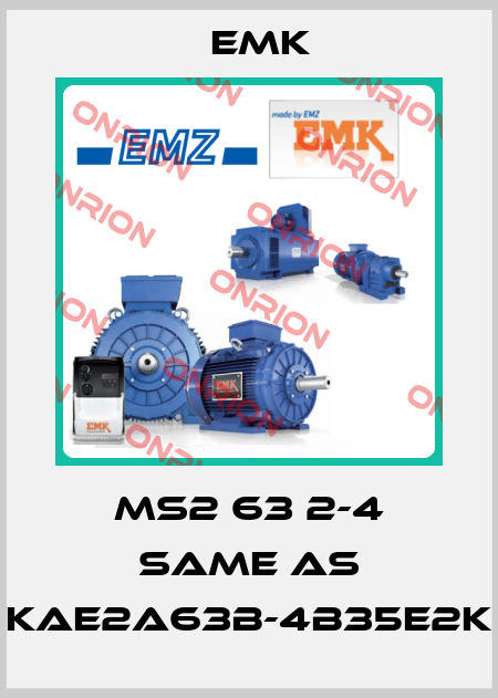 MS2 63 2-4 same as KAE2A63B-4B35E2K EMK