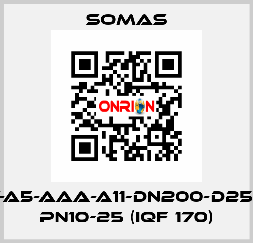 MTV-A5-AAA-A11-DN200-D25-B20 PN10-25 (IQF 170) SOMAS