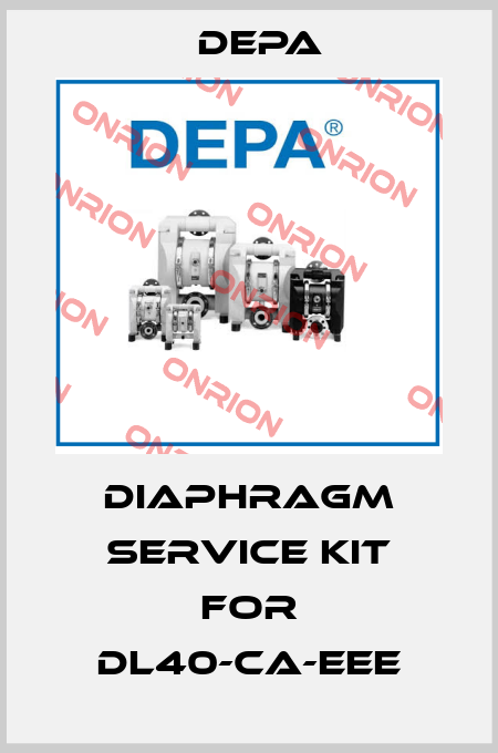 diaphragm service kit for DL40-CA-EEE Depa