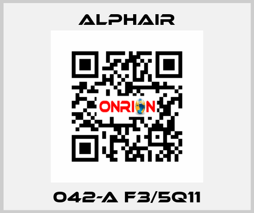 042-A F3/5Q11 Alphair