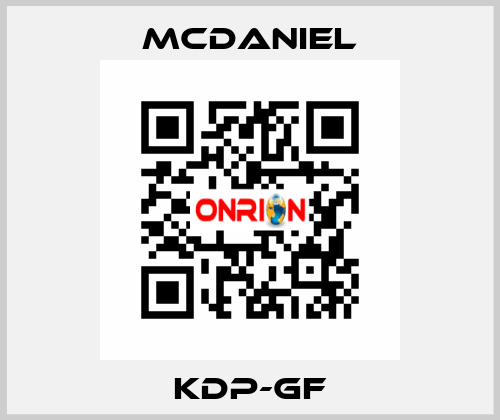 KDP-GF McDANIEL