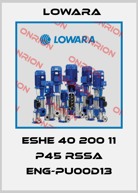 ESHE 40 200 11 P45 RSSA ENG-PU00D13 Lowara