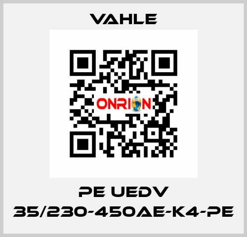 PE UEDV 35/230-450AE-K4-PE Vahle