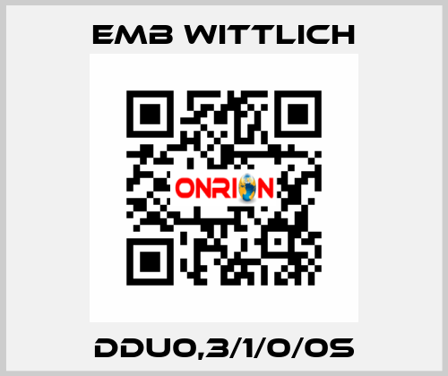 DDU0,3/1/0/0S EMB Wittlich