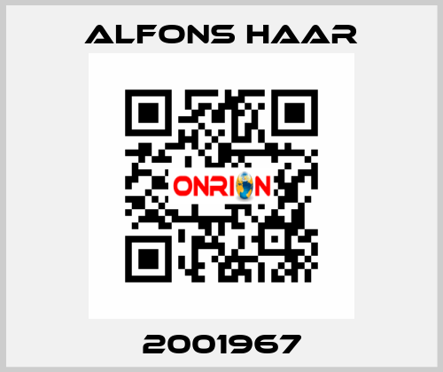 2001967 ALFONS HAAR