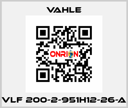 VLF 200-2-951H12-26-A Vahle